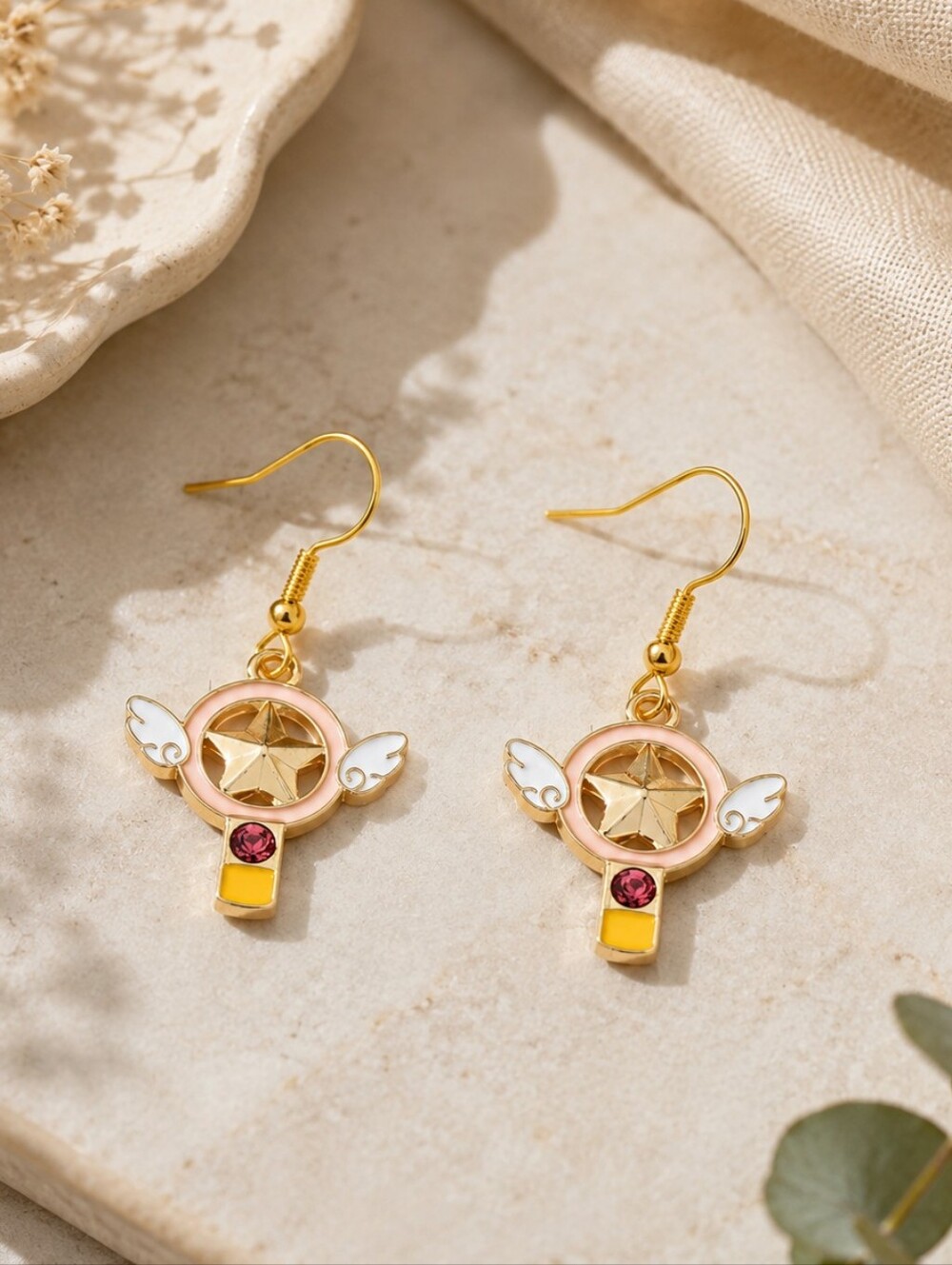Sailor Moon Inspired Wand Earrings 🌙✨